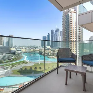 Welhome - Luxury Facing Burj Khalifa With Terrace شقة