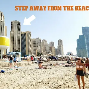 Beachfront - Large Studio In Jbr Rimal 4 شقة